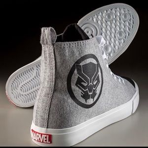 Marvel BLACK PANTHER High Top Sneakers Size